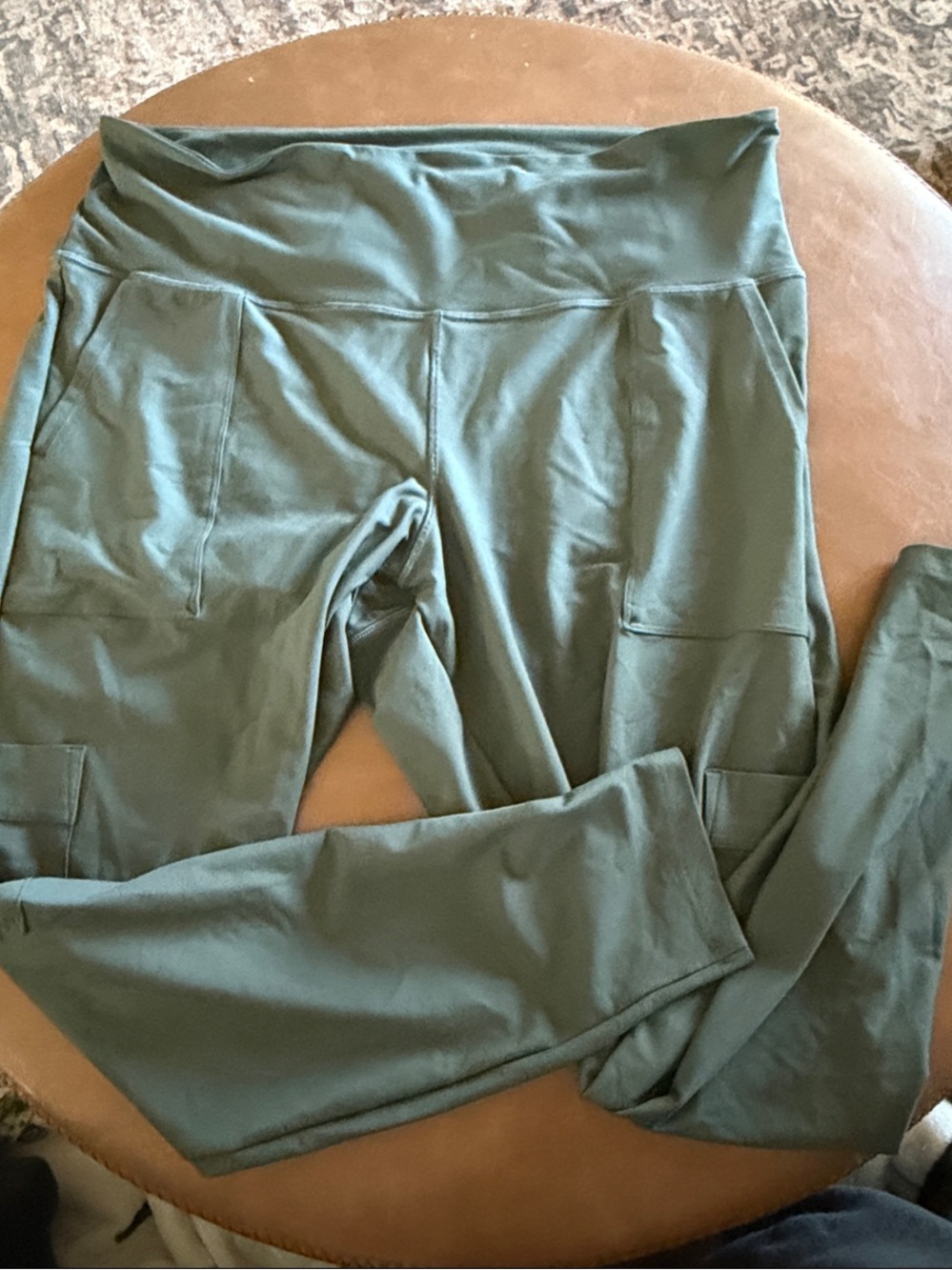 Old Navy Women's Olive Green High-Rise Pocket Leggings